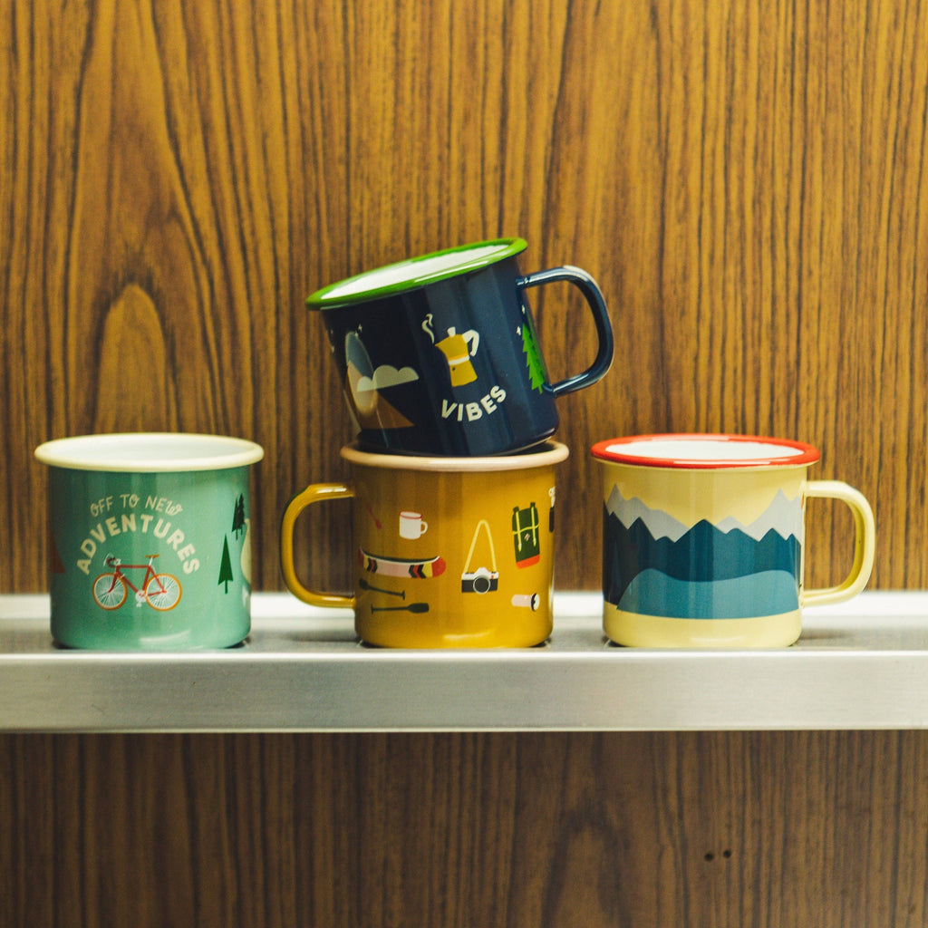 “Camp Stuff” Enamel Mug