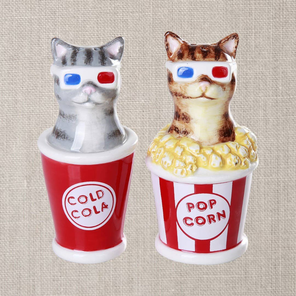 Salt and Pepper Cats at the Movies