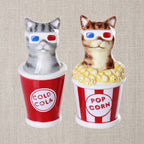 Salt and Pepper Cats at the Movies