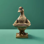 Porte-cartes Canard Or, Résine