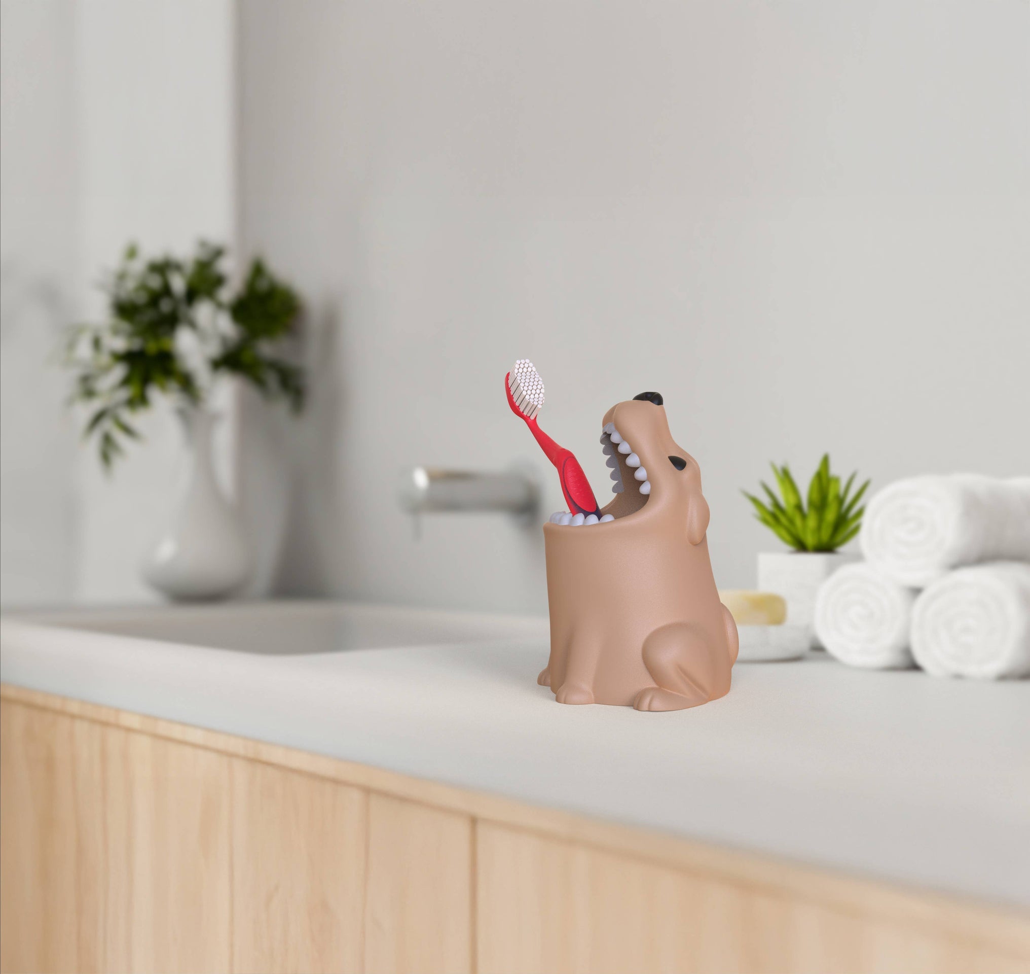 Porte-brosse à dents Chien | Objetos de diseño y regalos originales
