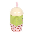 Kawaii Bubble Tea Tumbler with Lid