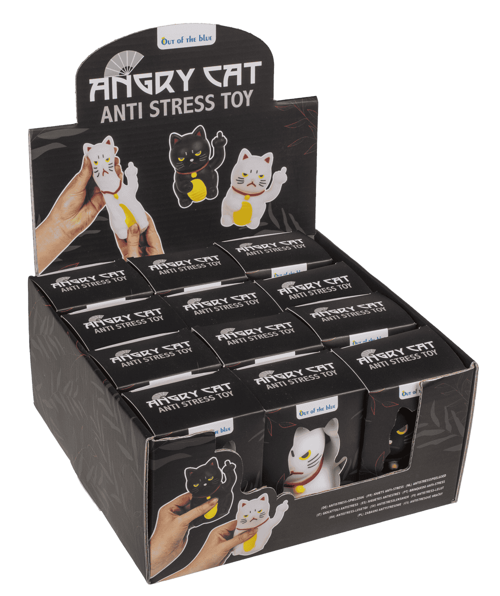 Anti stress jouet – Angry chat, 7, 5 cm – vue 2