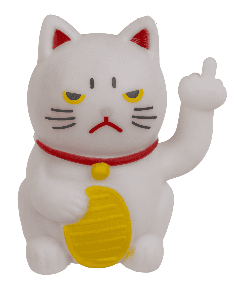 Anti stress jouet – Angry chat, 7, 5 cm – vue 5