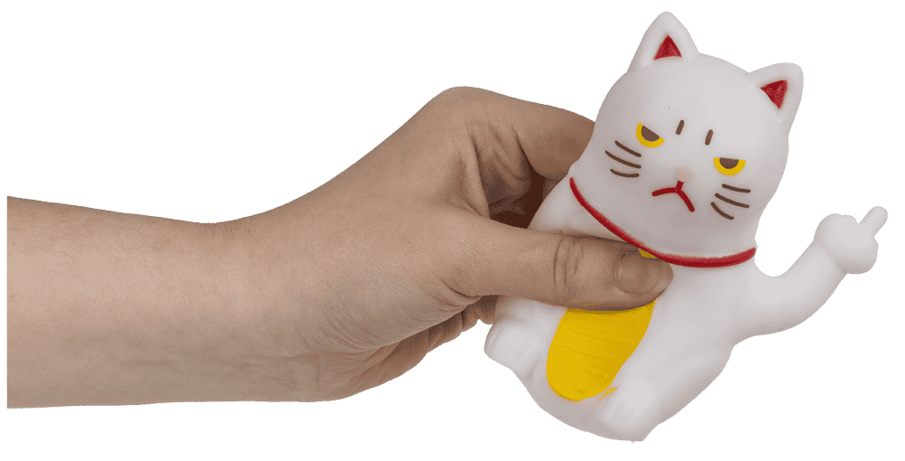 Anti stress jouet – Angry chat, 7, 5 cm – vue 13