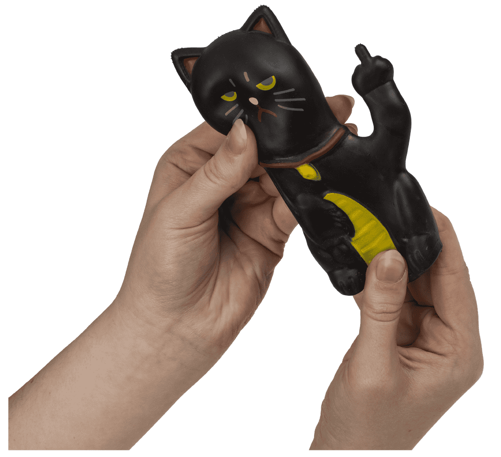 Anti stress jouet – Angry chat, 7, 5 cm – vue 14