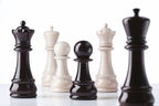 Moulin à épices «Chess» Pion en hêtre laqué blanc brillant