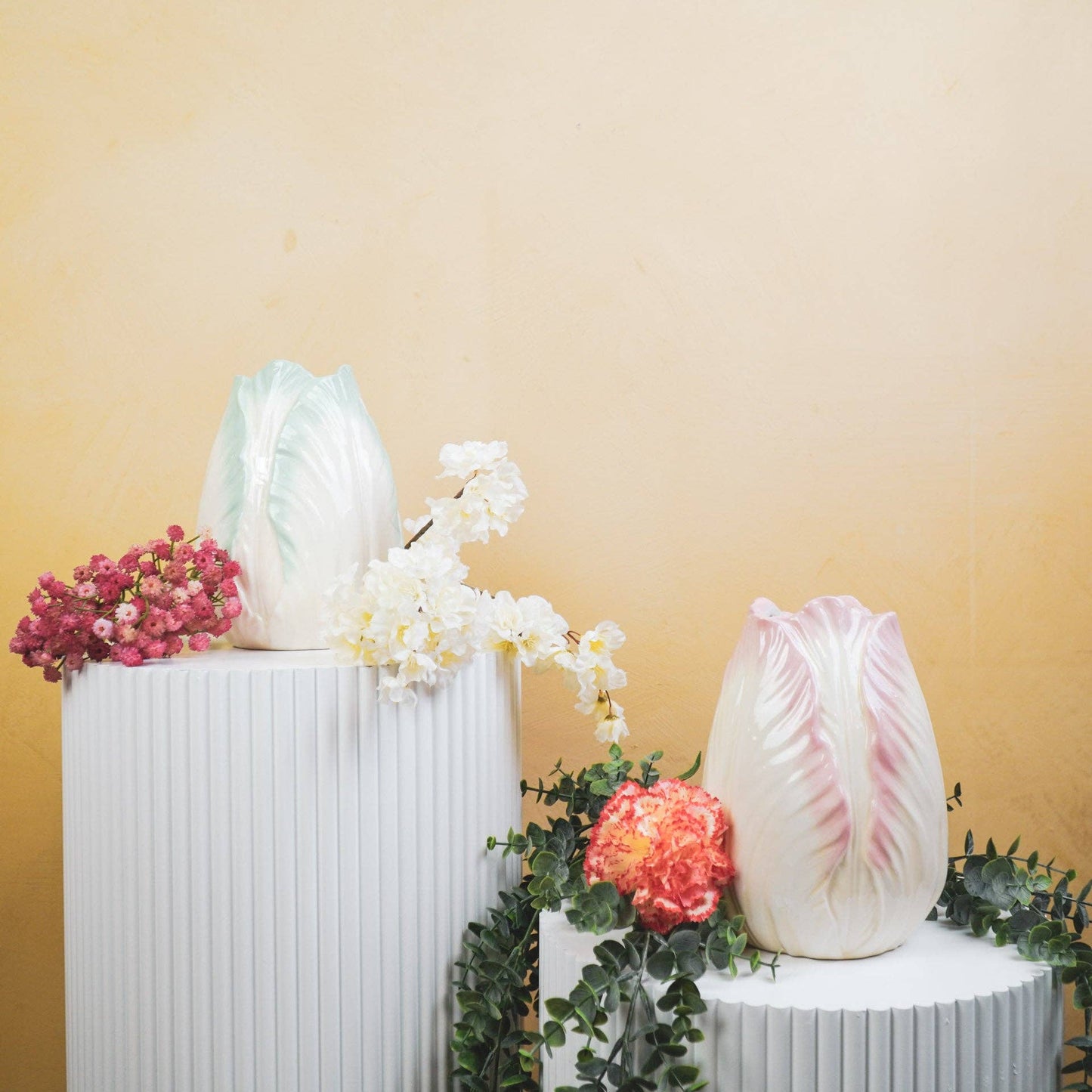 Tulip Head Vase - Mint