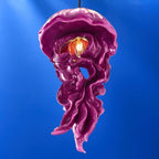 Plafonnier Méduse Ava, magenta