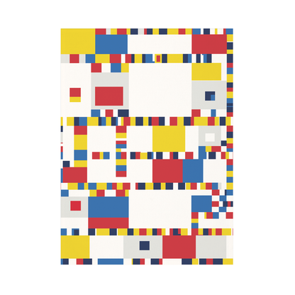 Torchon Piet Mondrian - Broadway Boogie-Woogie