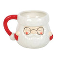 Weihnachtstasse in Form des Weihnachtsmanns