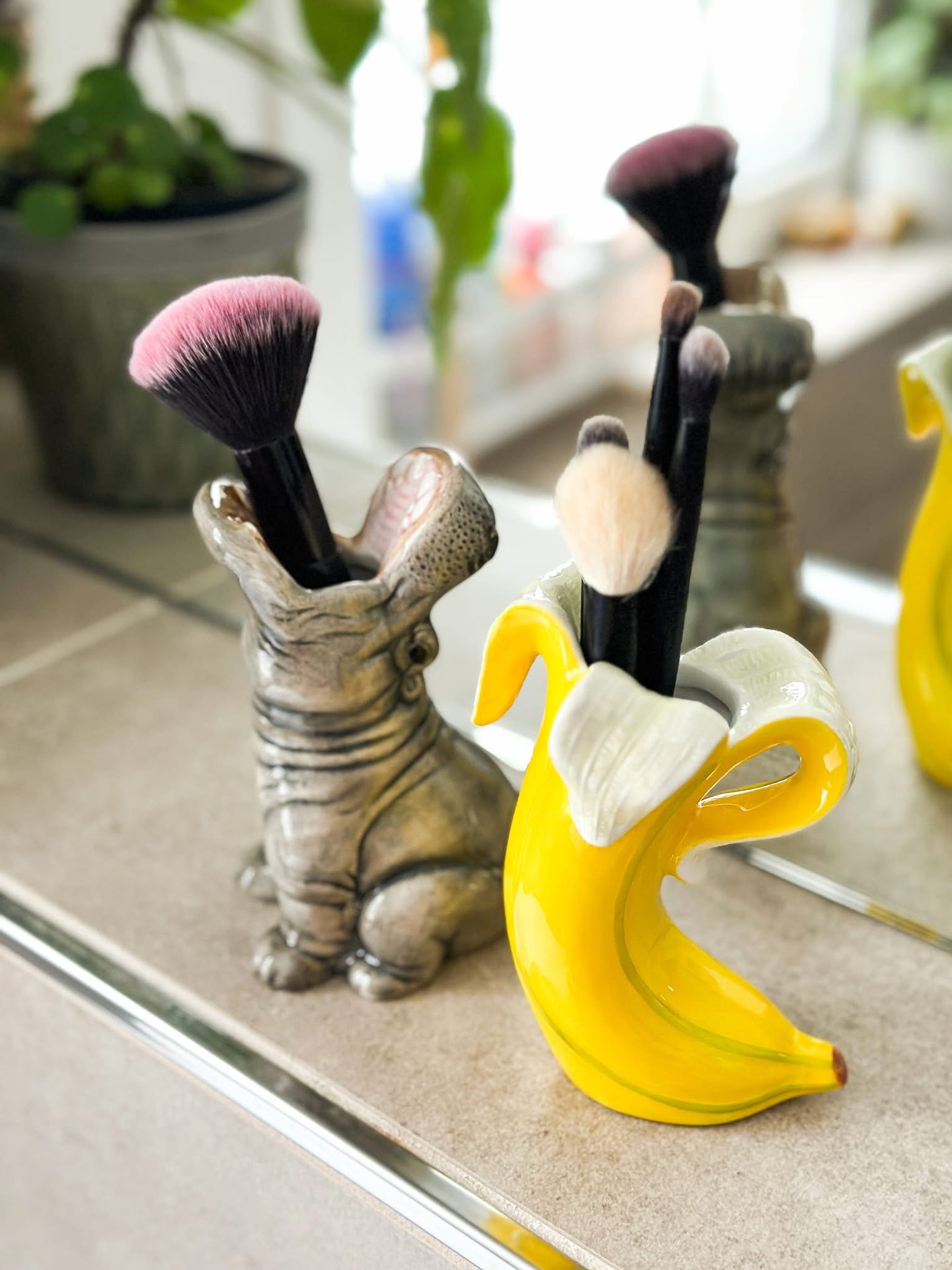 Kleine Vase Bananenromanze