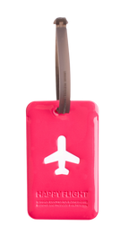 Etiquette de bagage rectangle