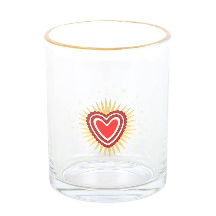 Sacred Heart Water Glass