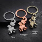 porte cles elephant jumbo fabach 