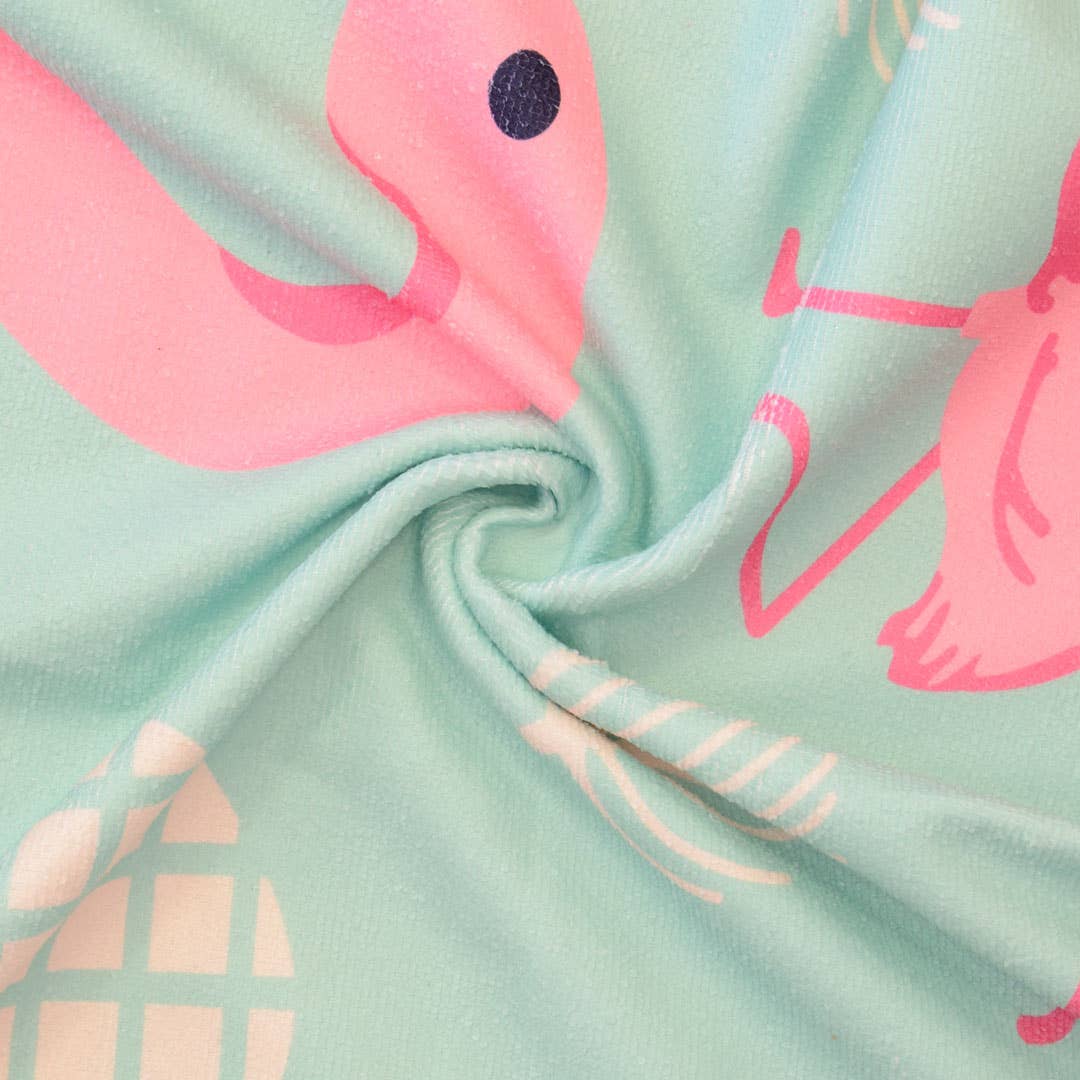 Serviette de plage Flamants roses