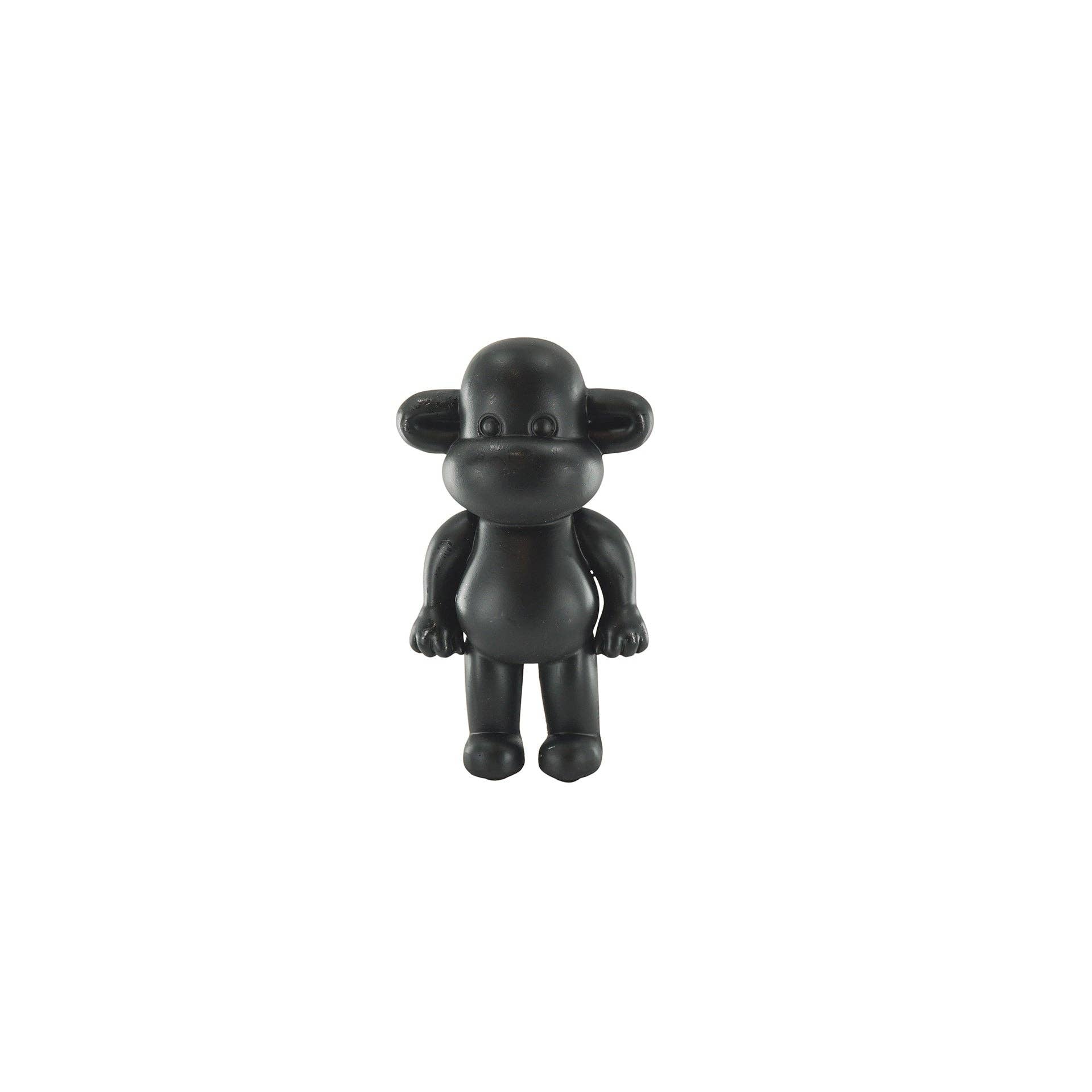 Ornament – ​​Affenfigur „Die Legende“ – Polyresin – Schwarz – 20,5 x 13,5 x 35 cm