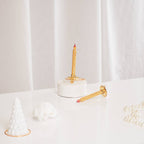 Bougie à incandescence UV, décoration de Noël, verre, 4 x 4,5 x 13 cm | Design e regali originali