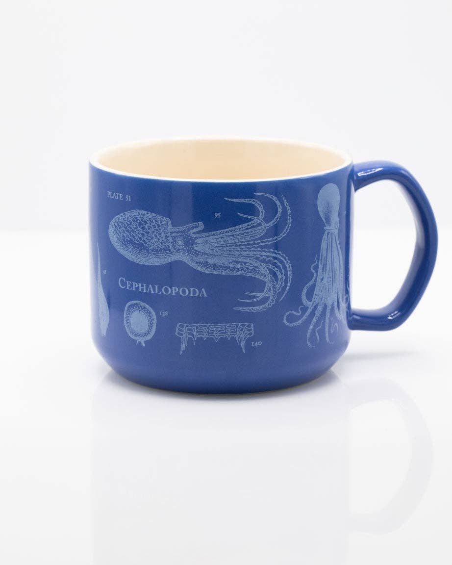 Oggetto regalo di design – Mug Céphalopodes – produit scientifique Cognitive Surplus EU, vue 1