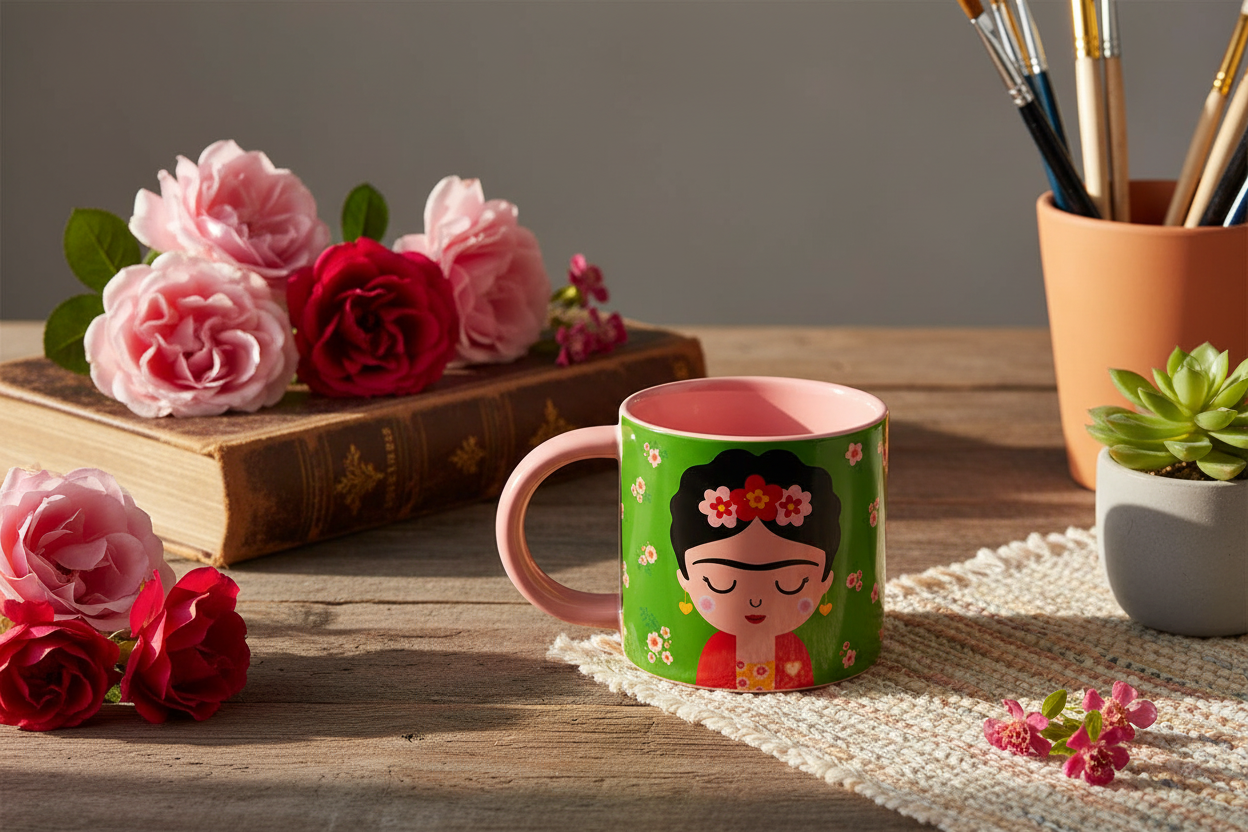 Mug Frida Kahlo | Objetos de diseño y regalos originales