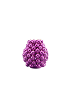 Vase Boules de Noël lilas
