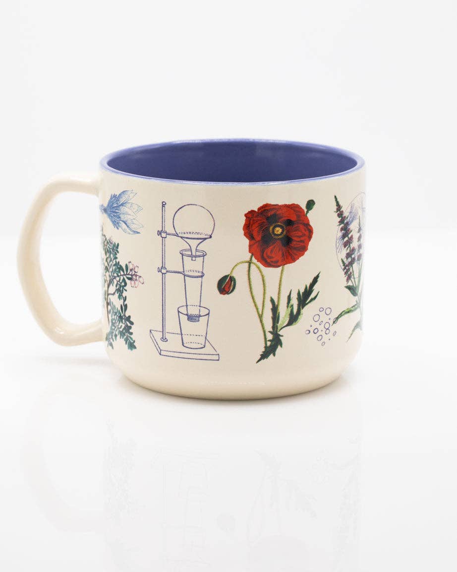 Oggetto regalo di design – Mug Botanical Pharmacy (430 ml) – produit scientifique Cognitive Surplus EU, vue 2