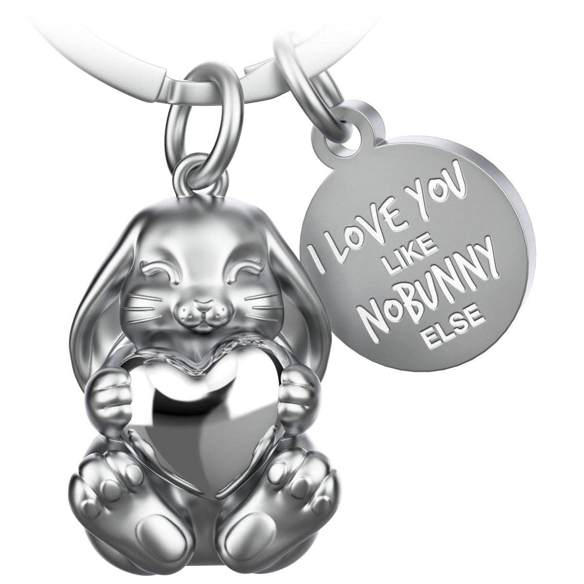 Porte-clés Lapin Bunny « I love you like nobunny else » | Design e regali originali