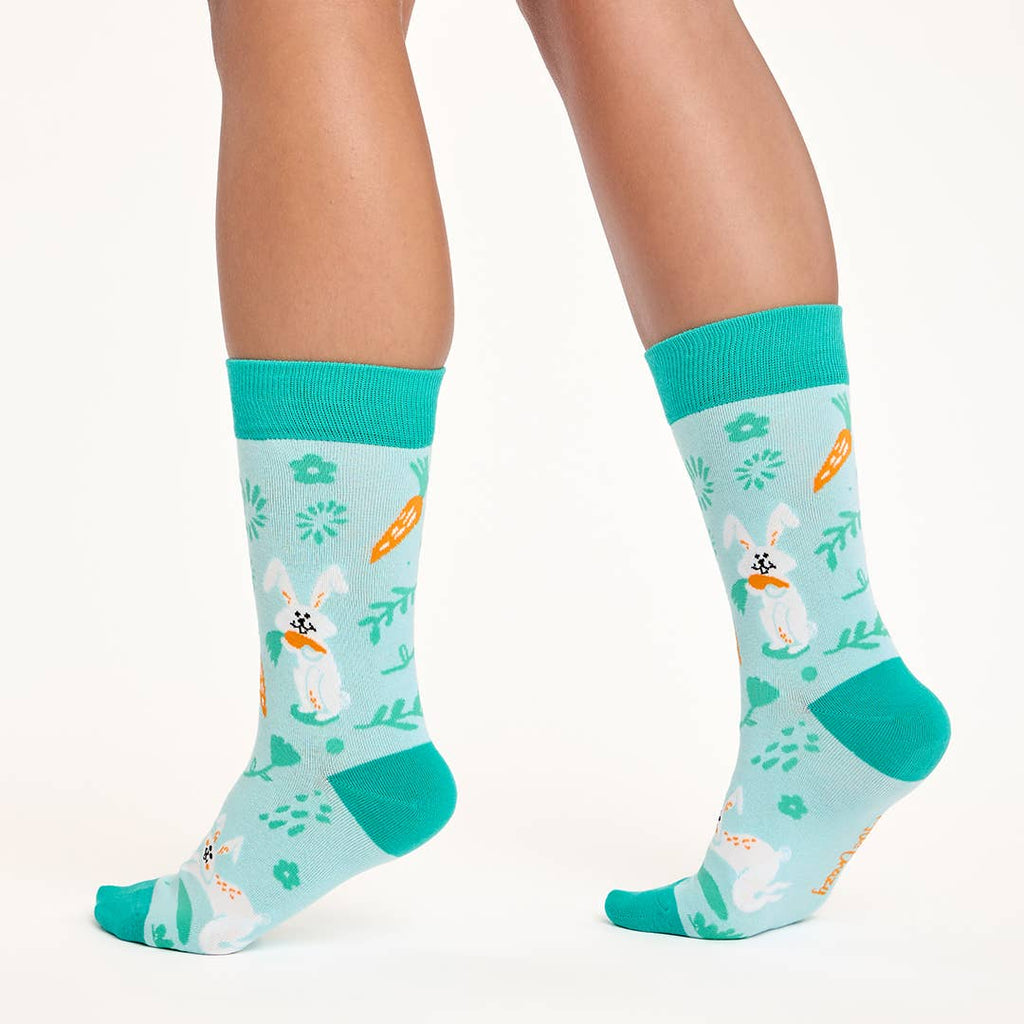 Socken Hasen und Karotten