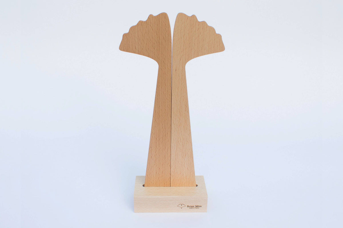 Visuel complémentaire du produit Couverts à Salade — Ginkgo — Reine Mère (photo 2)