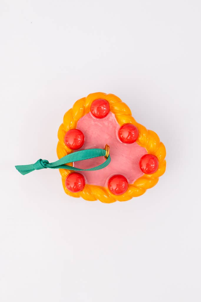 Décoration à suspendre Gâteau en forme de Cœur