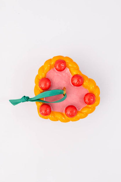 Décoration à suspendre Gâteau en forme de Cœur