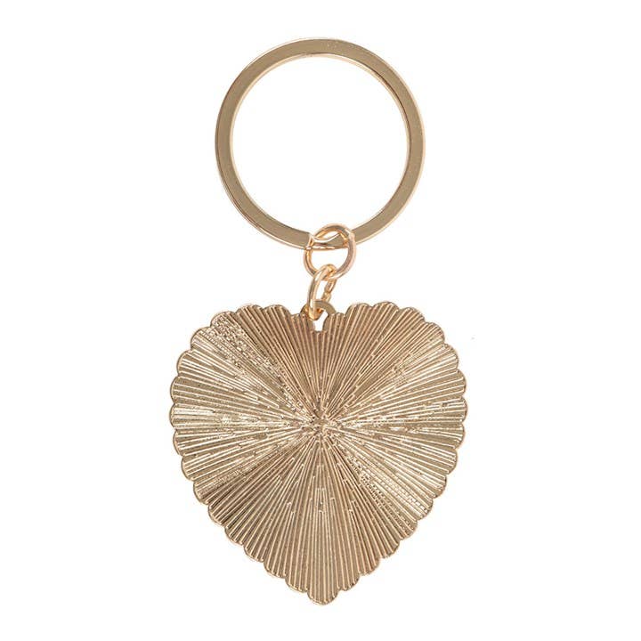 Folk Heart Keychain