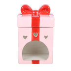 Brûle‑parfum de Noël « cadeau rose »