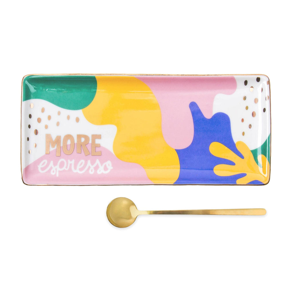 Ensemble de Plateau et Tasse Peint à la Main Helio Ferretti Vue 3