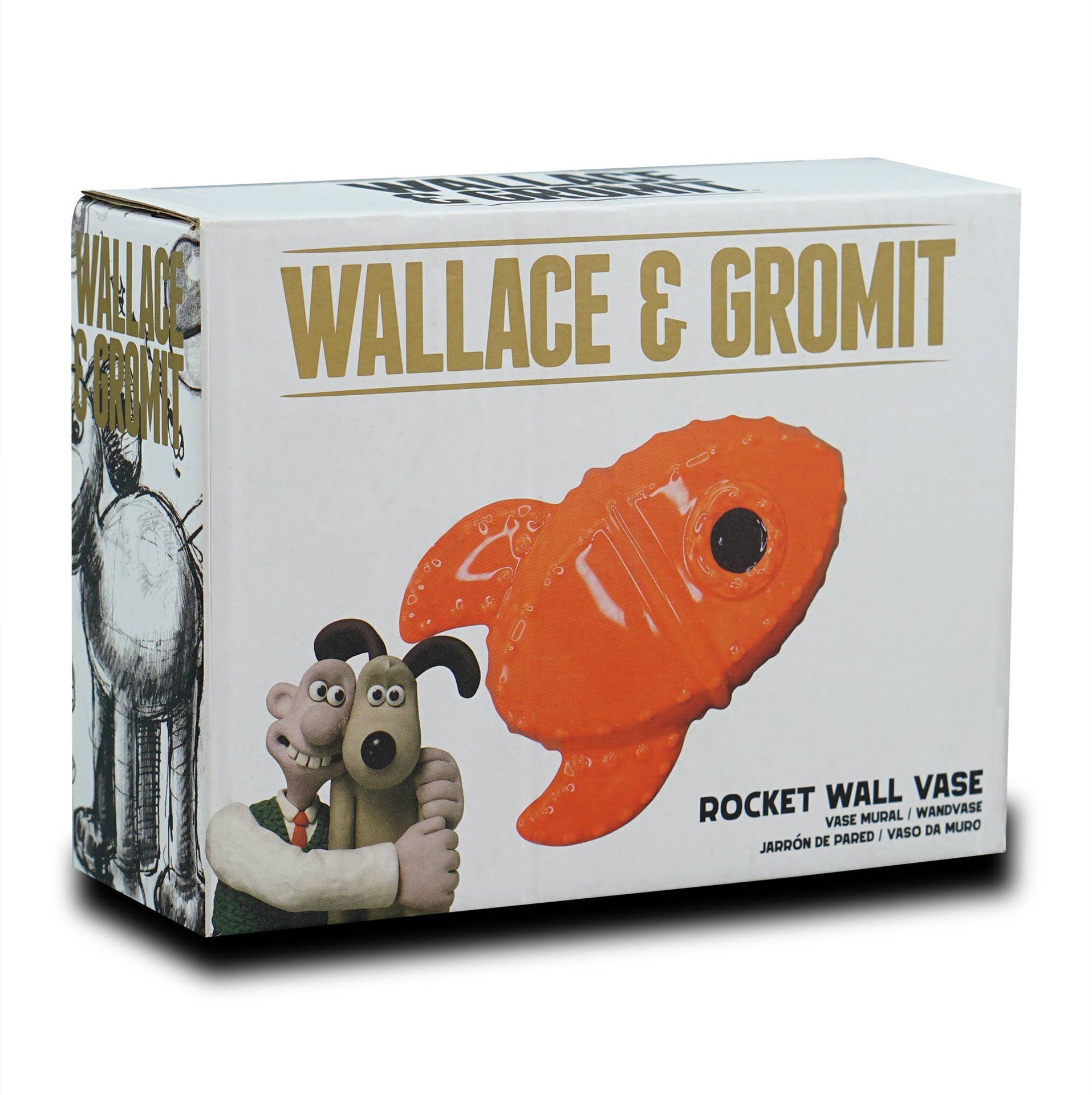 Vase mural Wallace & Gromit - Rocket | Designproducten en originele cadeaus