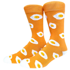 chaussettes oranges oeuf au plat mrcol