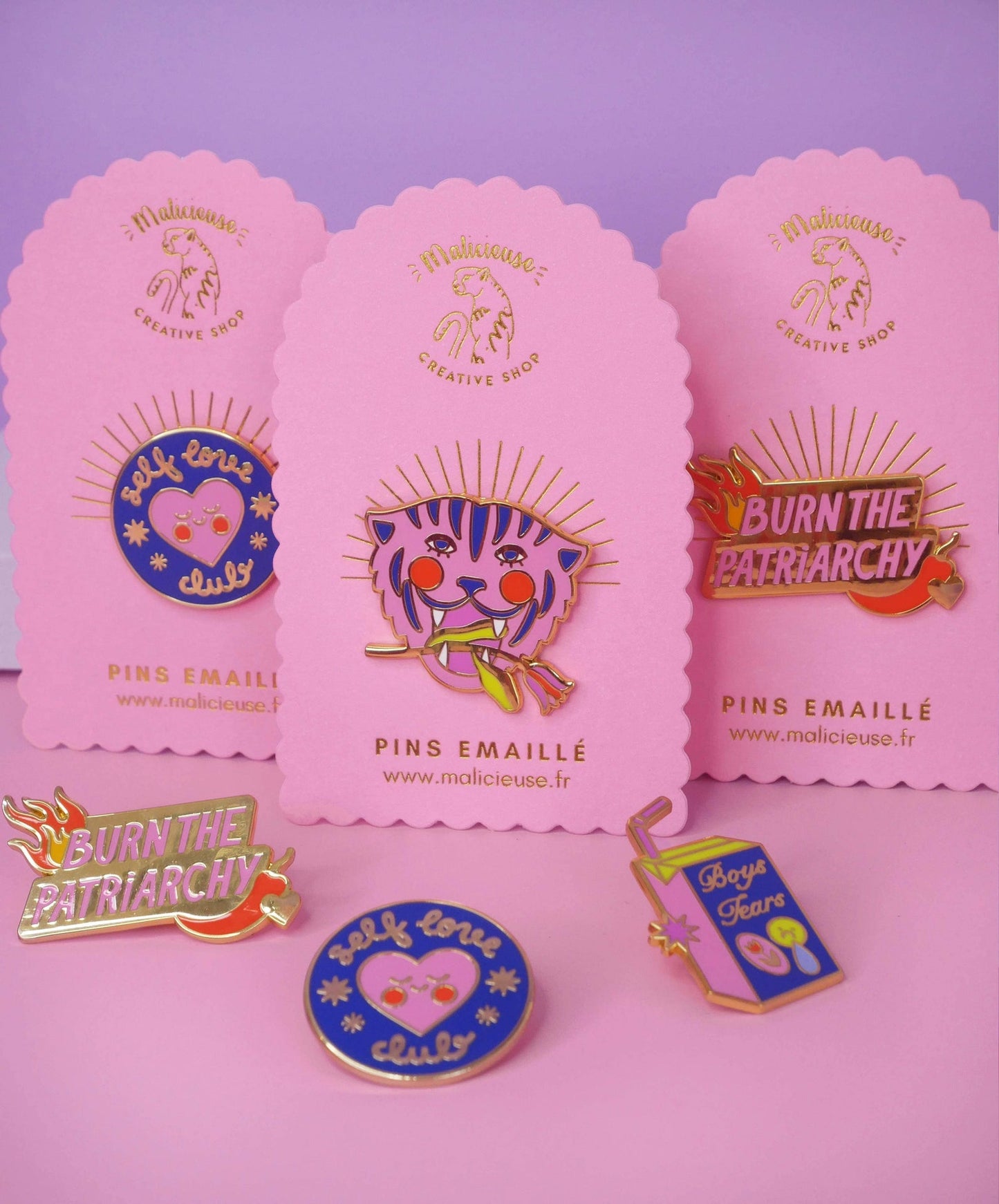 Pin's Tiger Limistic