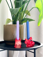 Bougeoirs Poissons Rouges