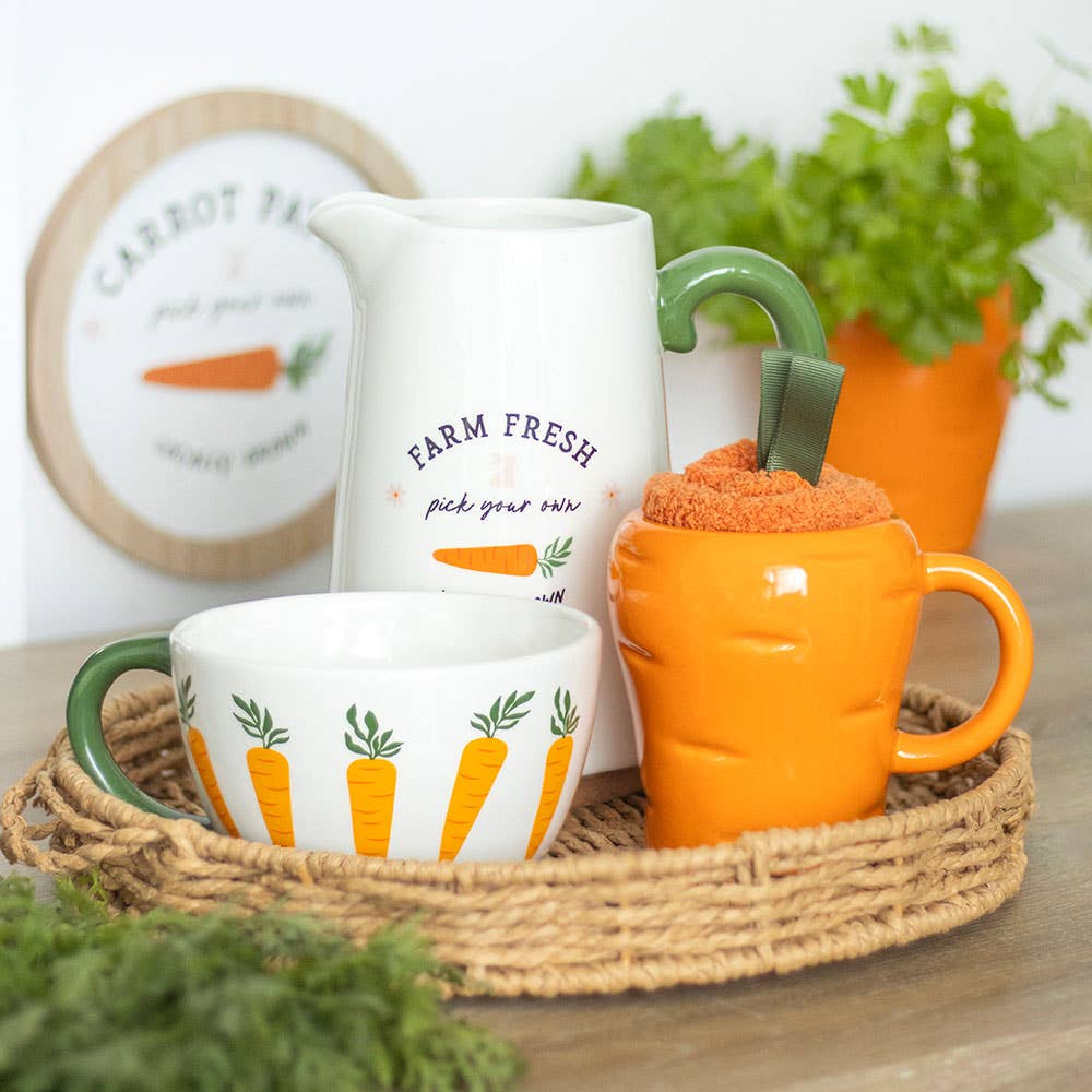 Ensemble de tasse et chaussettes en forme de carotte | Design e regali originali
