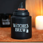Boîte à thé d'Halloween en céramique Witches Brew