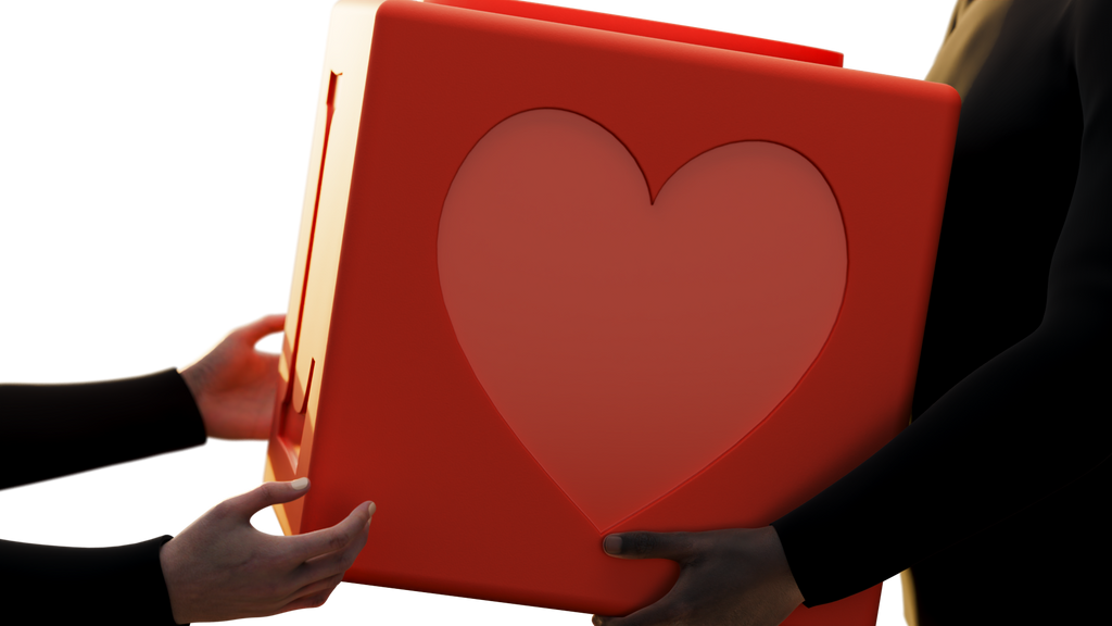 LOVE TOTEM – 4 Cubes Empilables