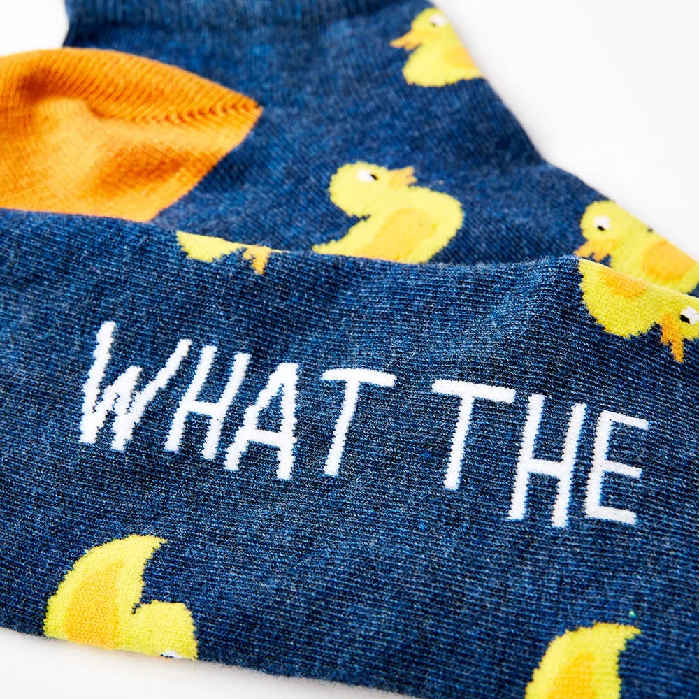 Chaussettes Courtes Canards "What The Duck"