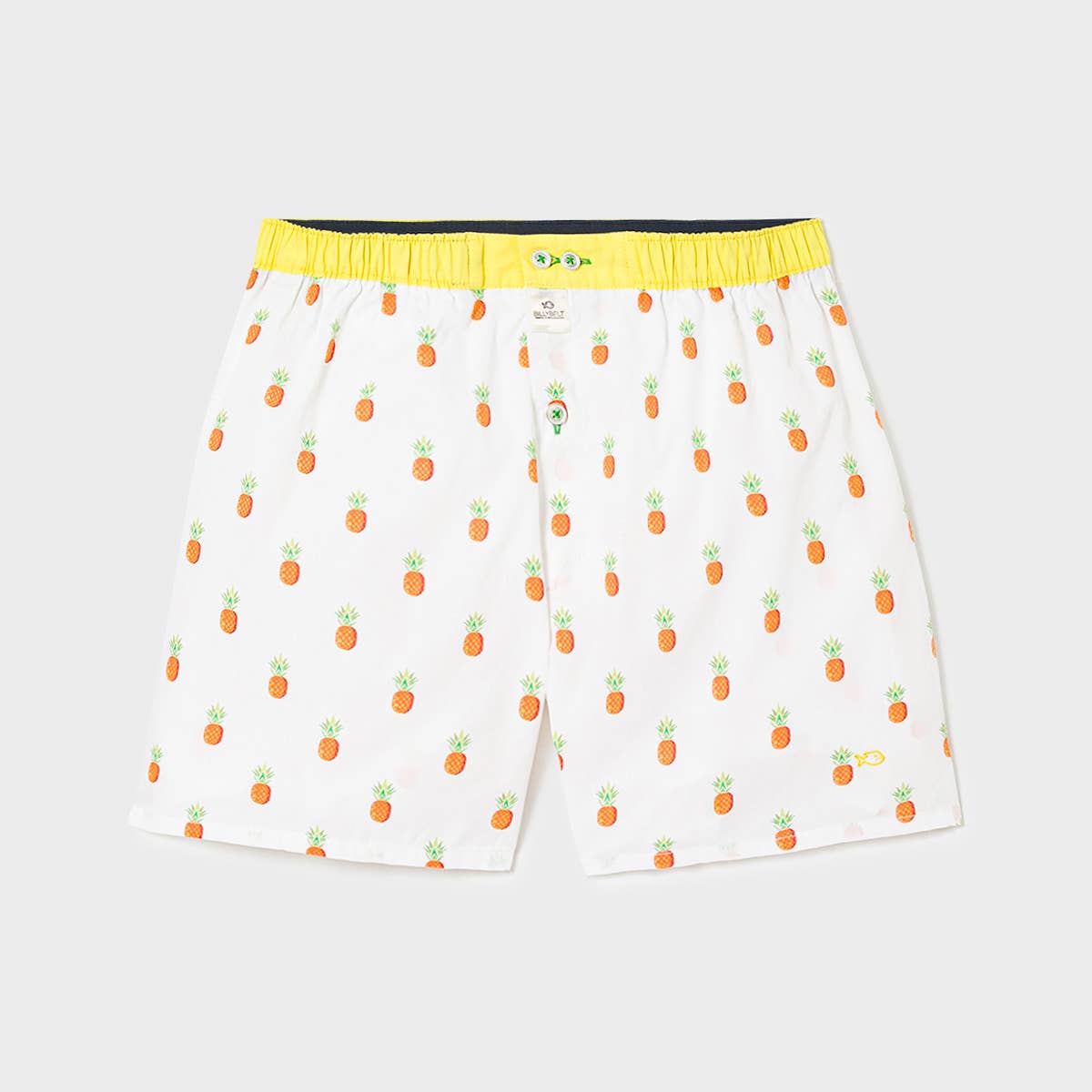 Boxershort 100 % Bio-Baumwolle Ananas