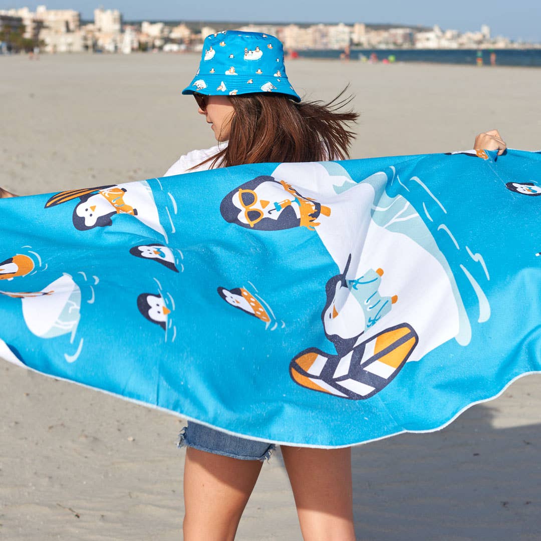 Serviette de plage Pingouins