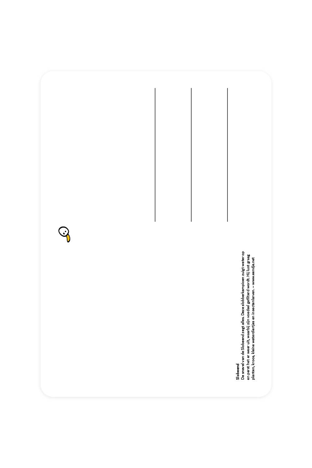 Carte postale avec Shoveler | Oggetti di design e regali originali