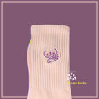 Chaussettes brodées seins – vue 4