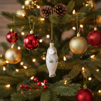 Baby-Robben-Weihnachtskugel