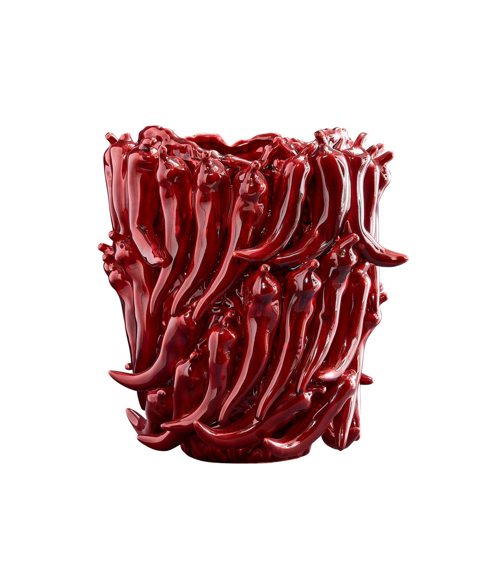 Vase Chili bordeaux