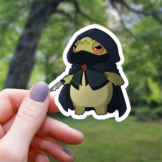 Rogue RPG Frog Sticker