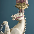 Chandelier Cheval de Cirque Blanc
